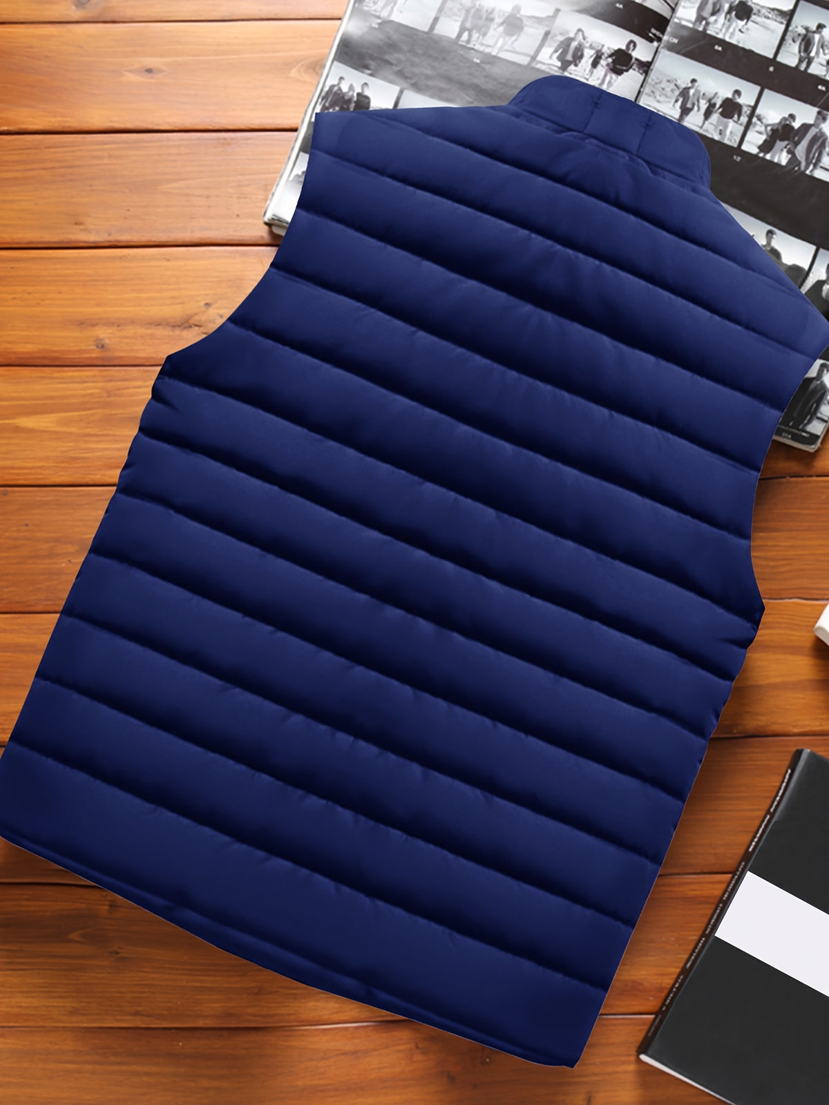 Barend | Men's Quilted Zip-Up Puffer Vest with Stand Collar