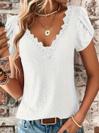 Peggy | Women's Lace Corset Top with V-Neck