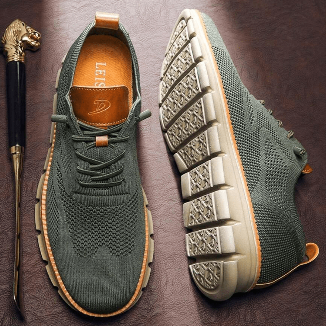Ole | Men's Cushioned Mesh Lace-Up Sneakers