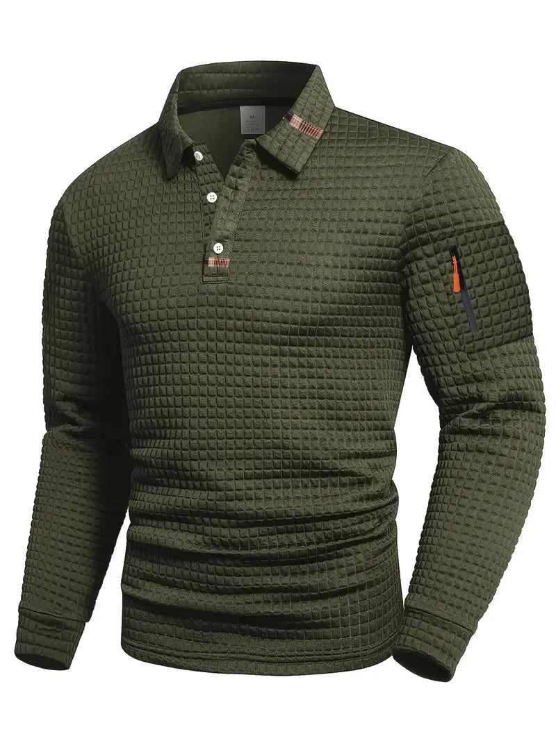 Cole | Men's Quilted Casual Sweater with Relaxed Fit