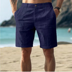 Adrian | Men's Relaxed Drawstring Bermuda Shorts with Side Pockets