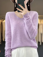 Yara | Women's Relaxed-Fit V-Neck Sweater – Weekend Style