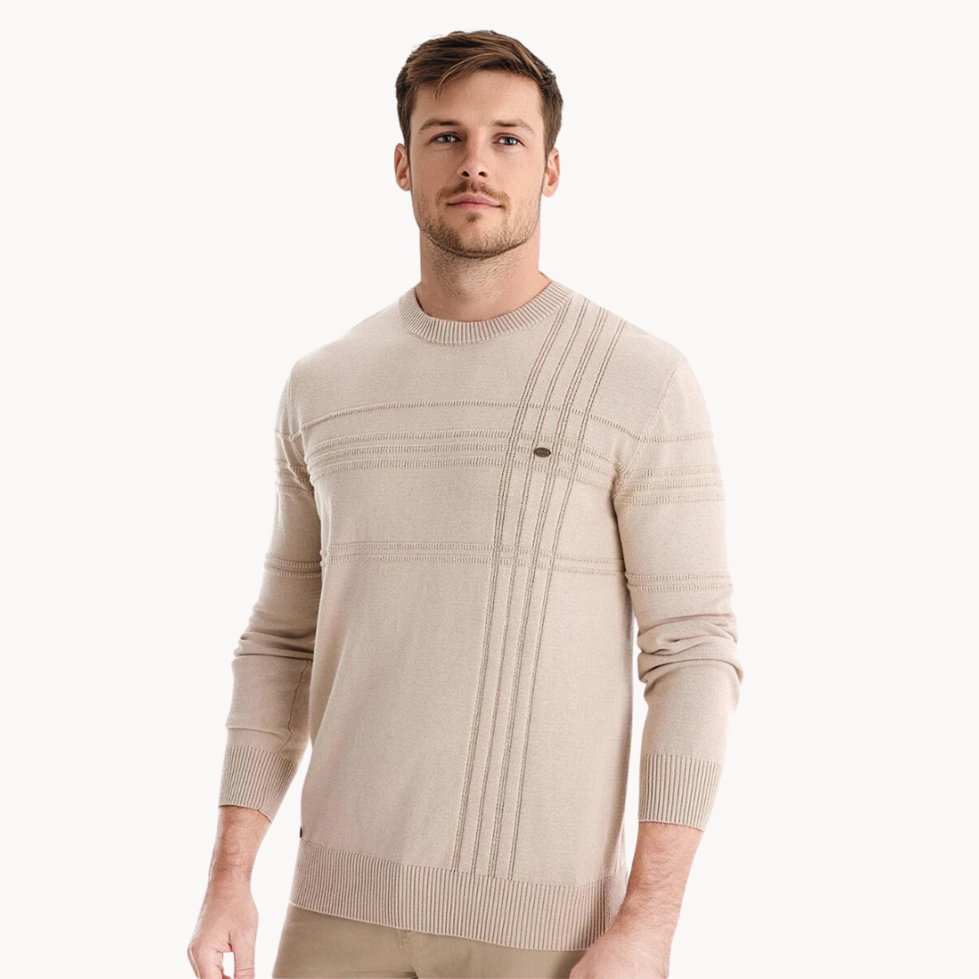 Marcel | Men's Argyle Pattern Sweater Weekend Staple