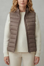 Federica | Women's Quilted Mock-Neck Puffer Vest