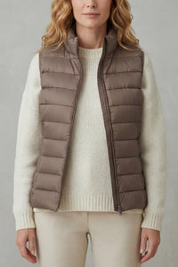 Federica | Women's Quilted Mock-Neck Puffer Vest