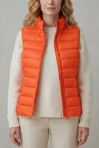 Federica | Women's Quilted Mock-Neck Puffer Vest