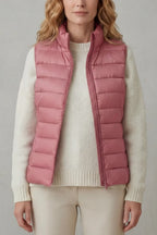 Federica | Women's Quilted Mock-Neck Puffer Vest