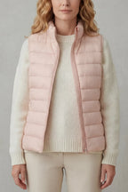 Federica | Women's Quilted Mock-Neck Puffer Vest