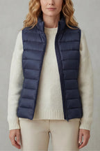 Federica | Women's Quilted Mock-Neck Puffer Vest