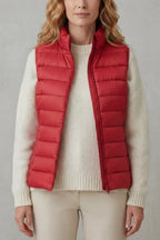 Federica | Women's Quilted Mock-Neck Puffer Vest