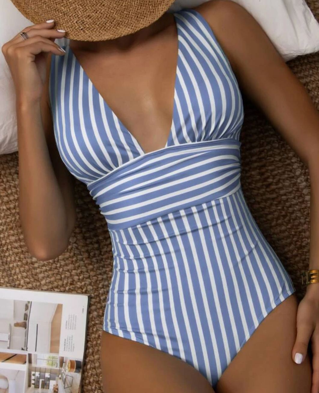 Alida | Women's One-Shoulder Ruched Swimsuit for Summer
