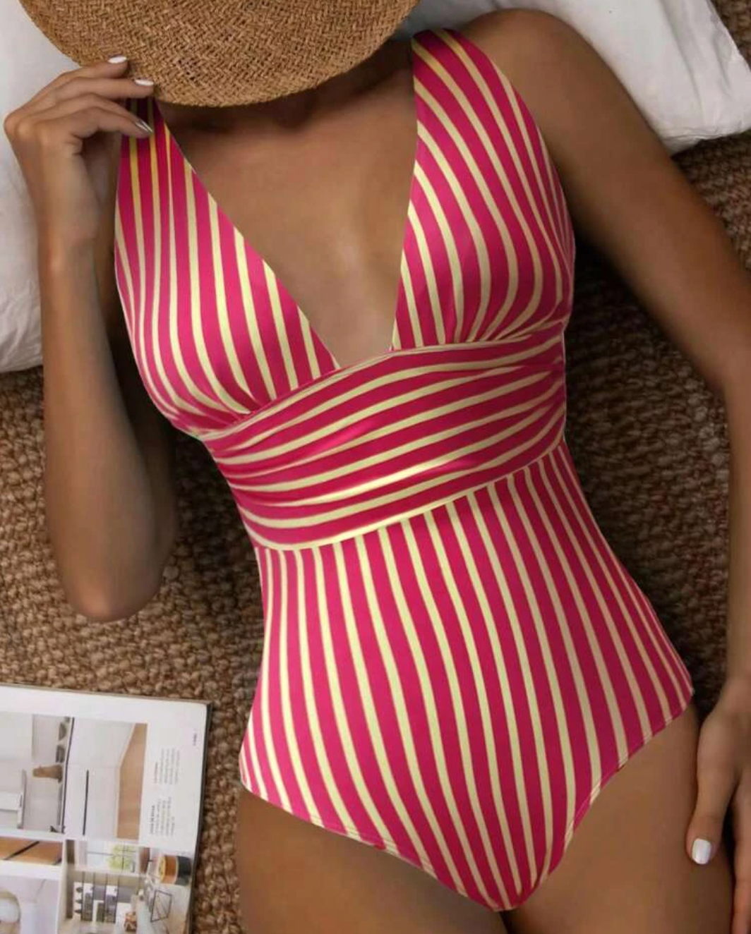 Alida | Women's One-Shoulder Ruched Swimsuit for Summer