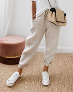 Wren | Women's Wide-Leg Relaxed Fit Pants with Elastic Waist