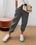 Wren | Women's Wide-Leg Relaxed Fit Pants with Elastic Waist