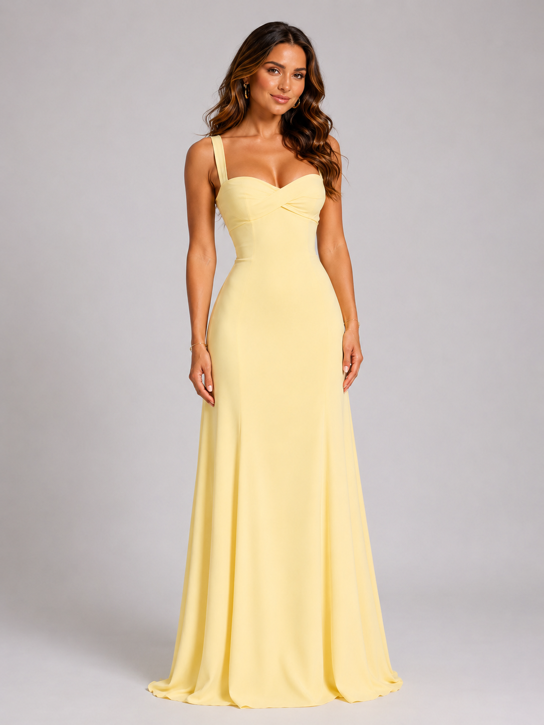 Ietje | Women's Sweetheart Lace-Up Maxi Dress