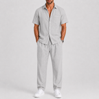 Tobias | Men's Relaxed Short-Sleeve Shirt and Wide-Leg Pants Set