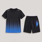 Tate | Men's Ombré Print T-Shirt and Shorts Sport Set