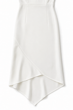 Philippa | Women's Wrap-Front Satin Midi Dress