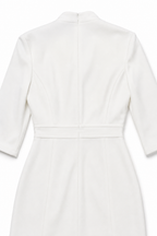 Philippa | Women's Wrap-Front Satin Midi Dress