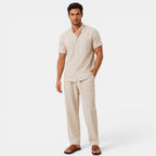 Maik | Men Summer Set Printed Shirt and Shorts