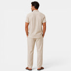 Maik | Men Summer Set Printed Shirt and Shorts