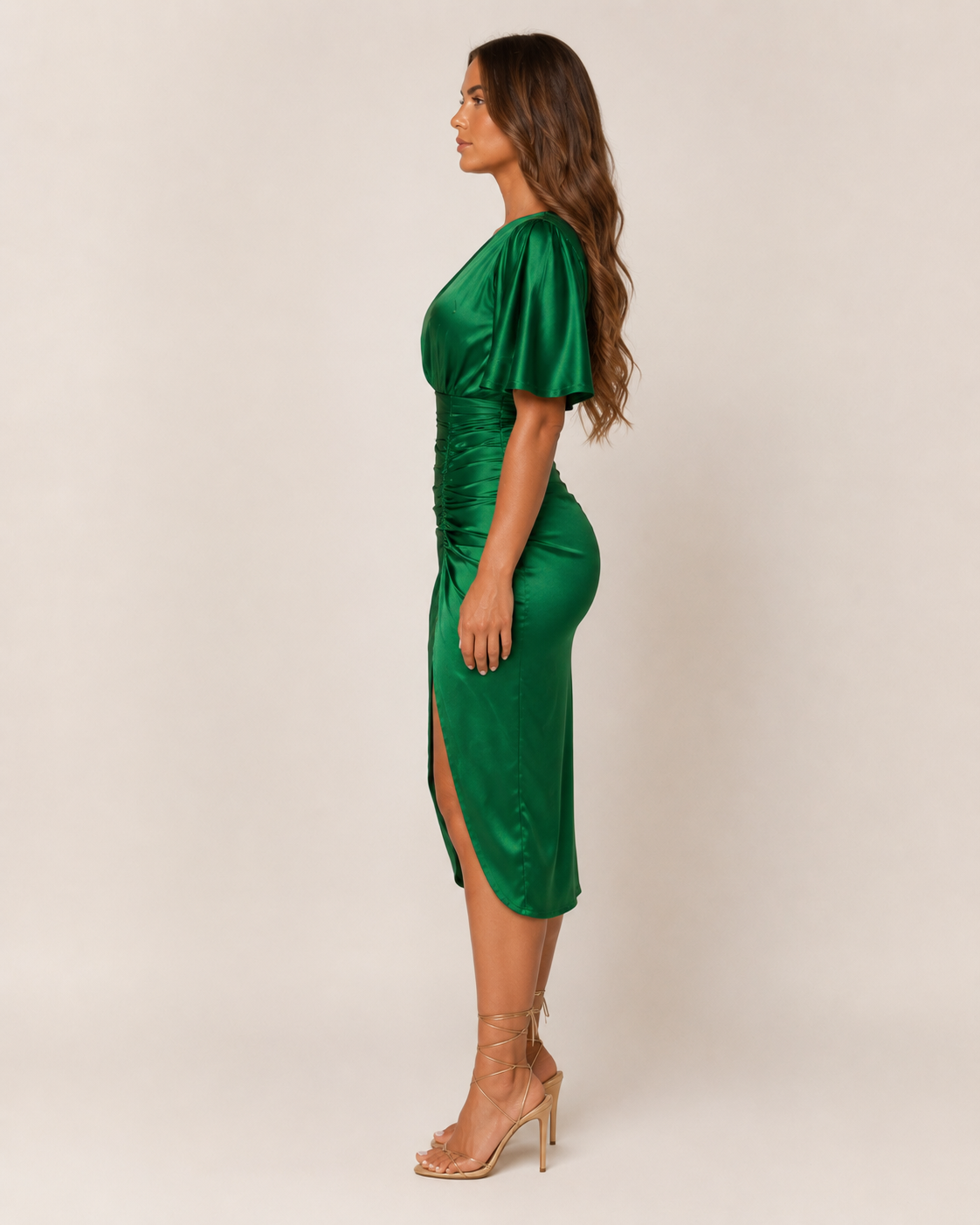 Thirza | Women's One-Shoulder Draped Cocktail Dress with Split