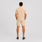 Lucas | Men's Camp Collar Shirt and Short Two-Piece Set