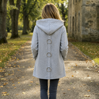 Harriet | Women's Oversized Hooded Cardigan with Button Front and Pockets