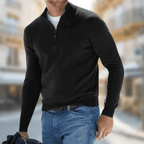 Dean | Men's Zip-Neck Sweater – Casual Weekend Style
