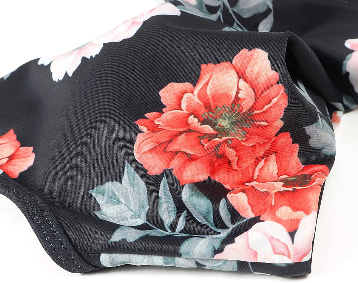 Harper | Women's High-Waisted Bikini with Colourful Print