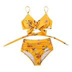 Harper | Women's High-Waisted Bikini with Colourful Print