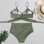 Harper | Women's High-Waisted Bikini with Colourful Print