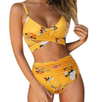Harper | Women's High-Waisted Bikini with Colourful Print