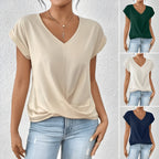 Ariane | Women's V-Neck Twist-Front Top