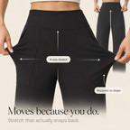 Laila | Women's Wide-Leg Cropped Pants with Pockets