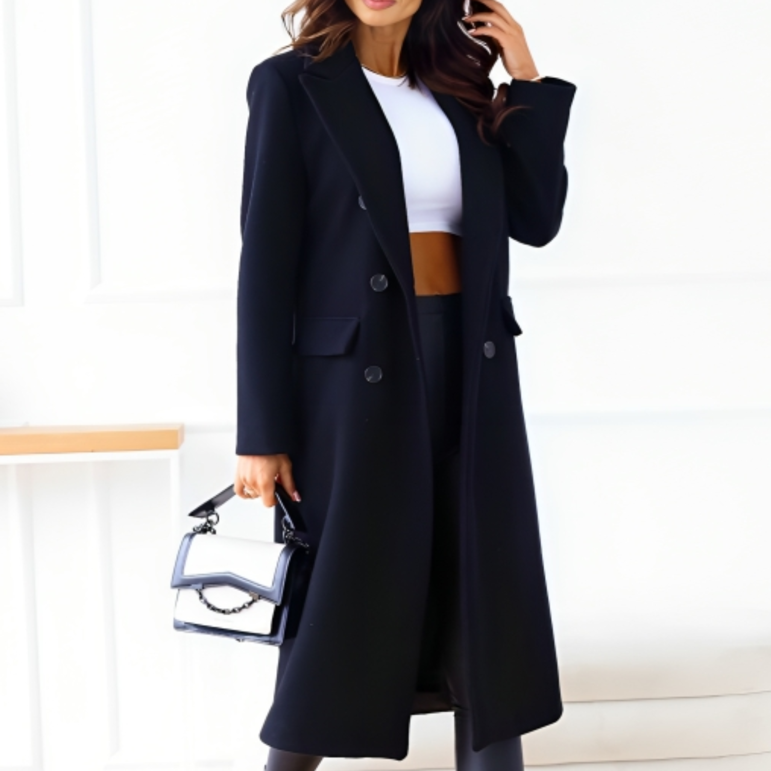 Tahlia Elegant Wool Winter Coat