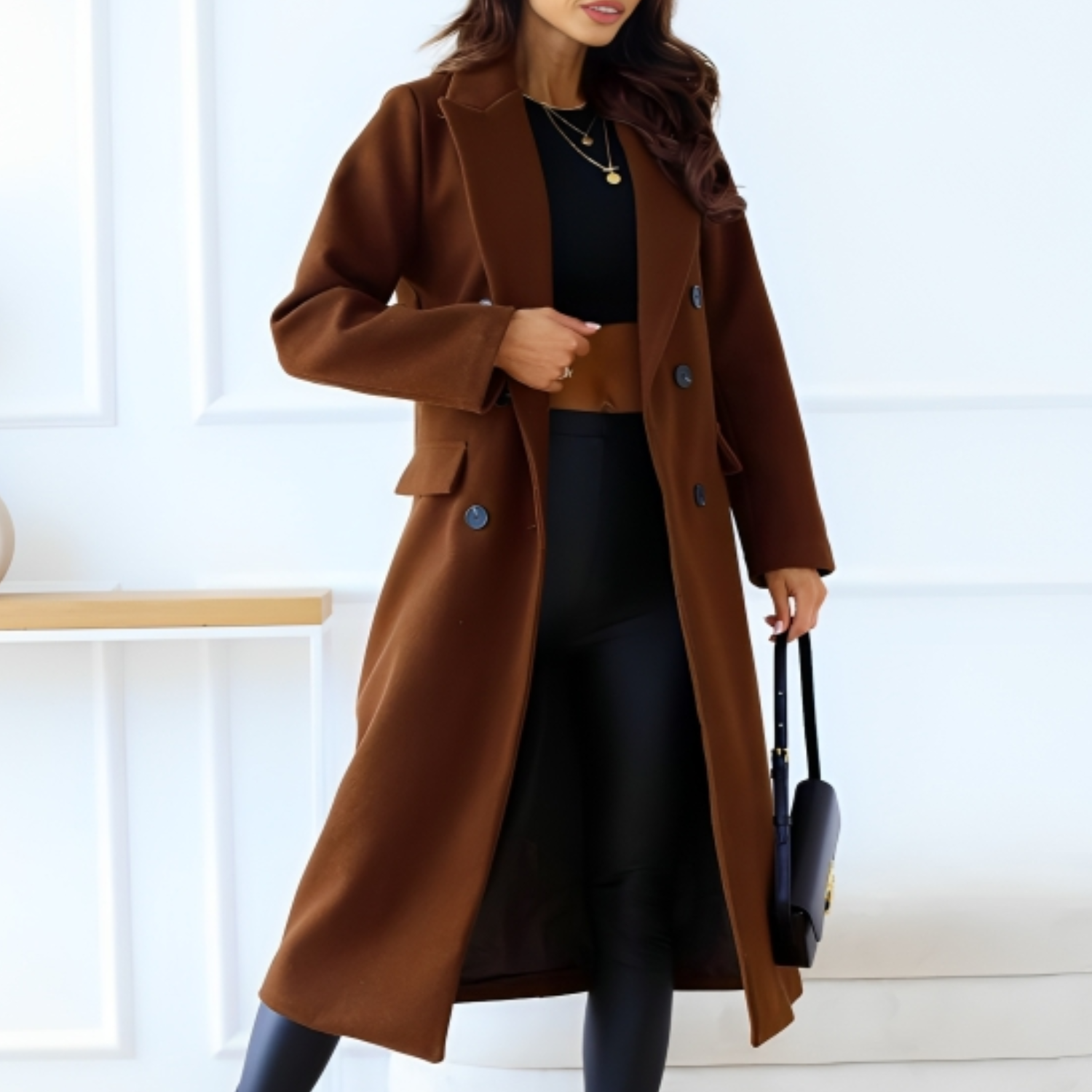 Tahlia Elegant Wool Winter Coat