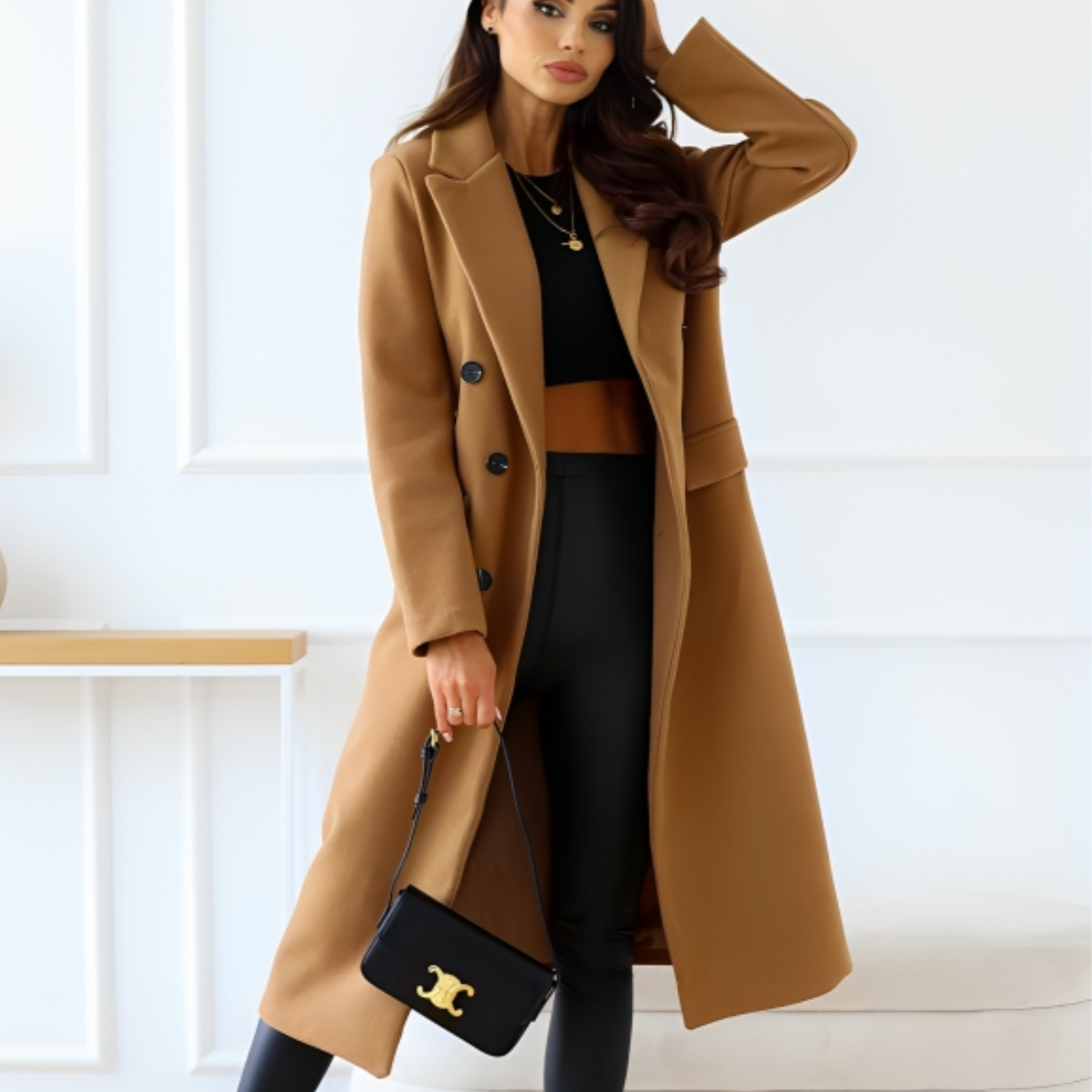 Tahlia Elegant Wool Winter Coat