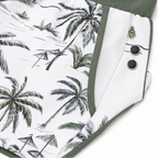 Nadine | Women's Three-Piece Swim Set with Crisscross Bikini and Cover-Up Shorts