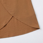 Isla | Women's Tulip-Hem Crossover Top and Shorts Set