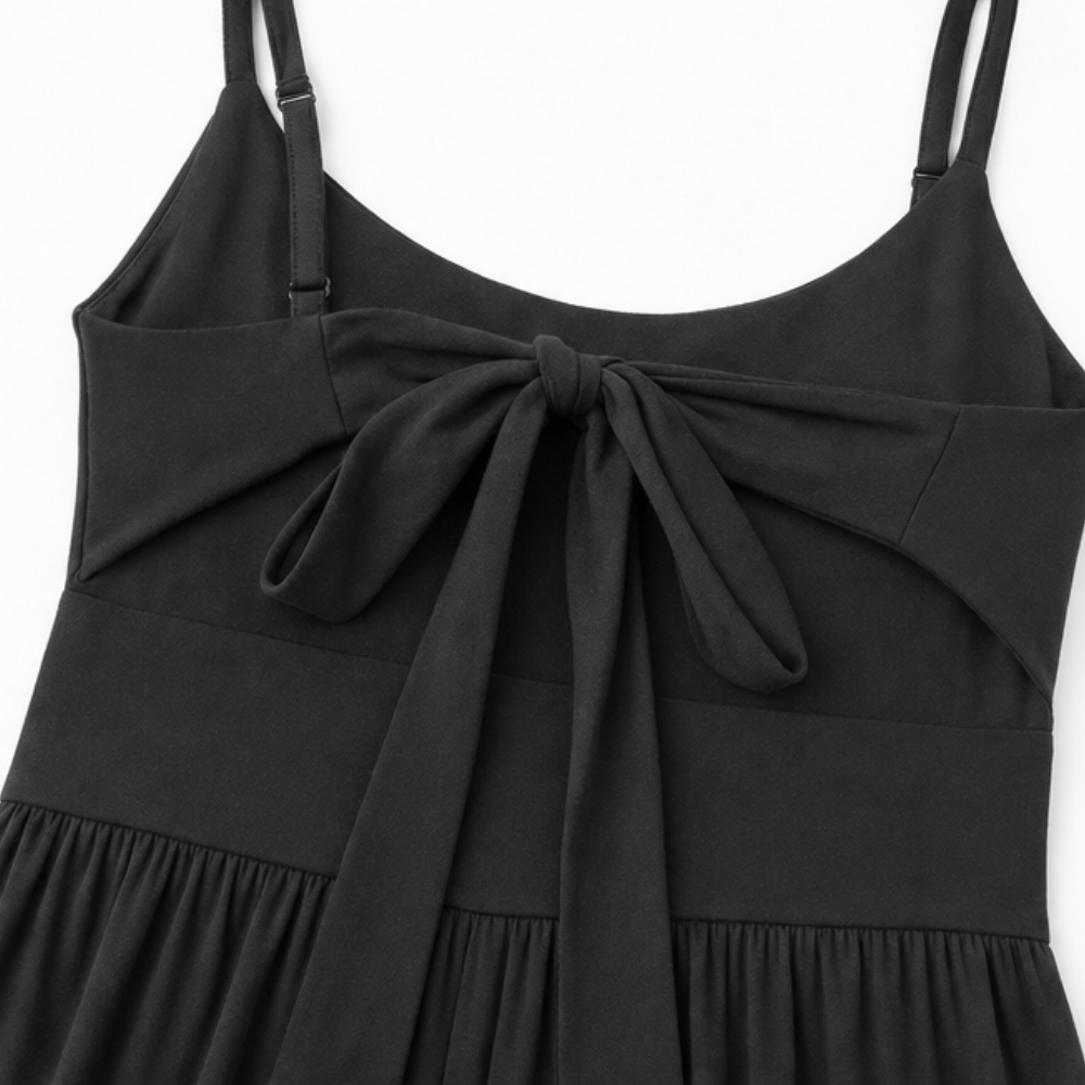Lara | Women's Cutout Wide-Leg Jumpsuit with Tie Back