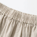 Delphi | Women's Wide-Leg Bermuda Shorts with Pockets and Elastic Waist