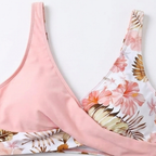 Nienke | Women's Wrap V-Neck High-Waist Bikini Set