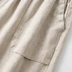 Delphi | Women's Wide-Leg Bermuda Shorts with Pockets and Elastic Waist
