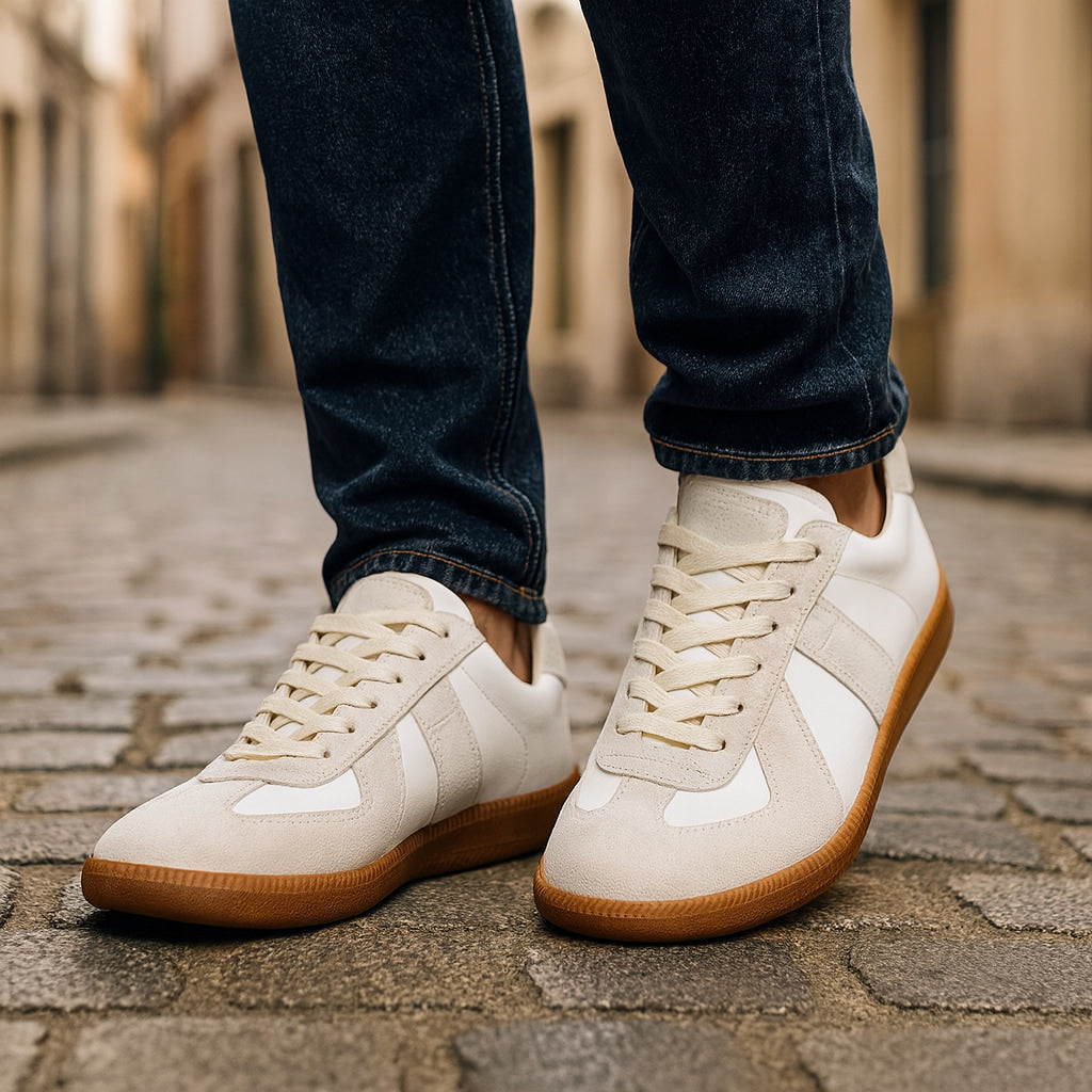 Pieter | Men's Lace-Up Round Toe Casual Sneakers