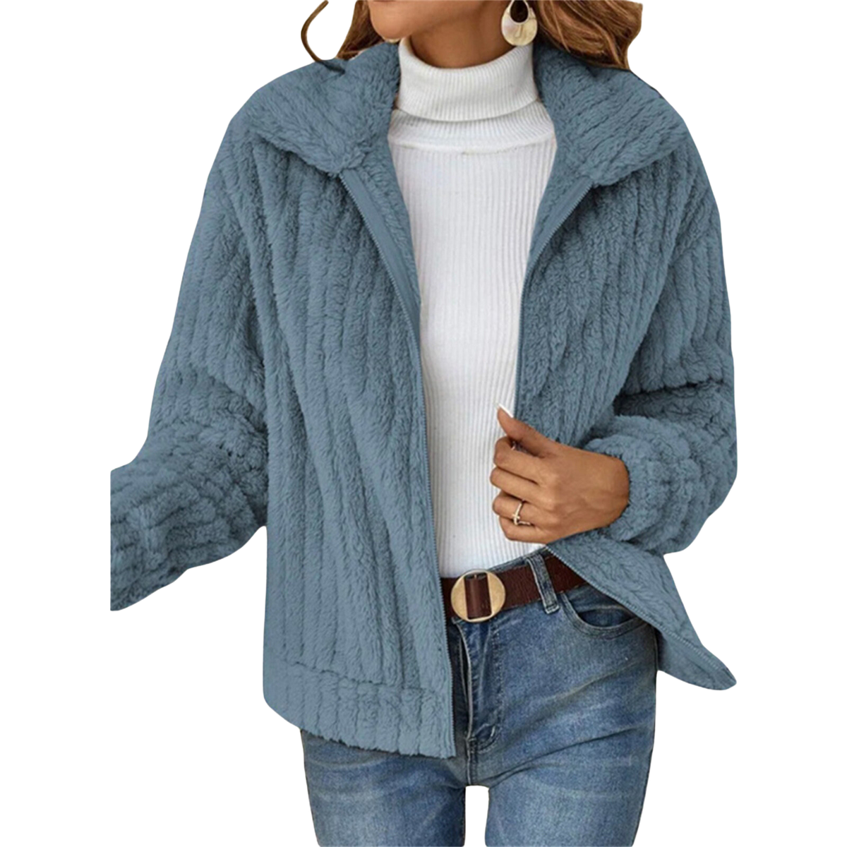 Malin | Women's Relaxed-Fit Pullover Sweater Jacket