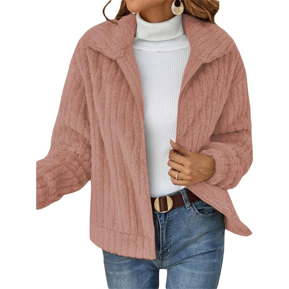 Malin | Women's Relaxed-Fit Pullover Sweater Jacket