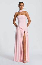 Marguerite | Women's Strapless High-Slit Cocktail Dress