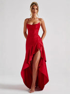Antheunis | Women's Draped Cowl-Neck Cocktail Dress