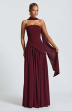 Marguerite | Women's Strapless High-Slit Cocktail Dress